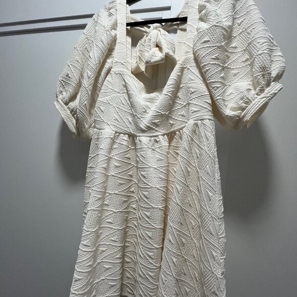 Free People White Babydoll Dress - Picture 4 of 5